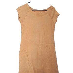 Chelsea & Theodore Orange Short Sleeve Top 100% Cotton